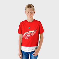 Футболка детская Detroit Red Wings red, цвет: 3D-принт — фото 2