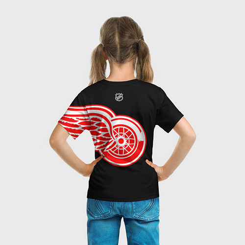 Детская футболка Detroit Red Wings NHL hockey team / 3D-принт – фото 6