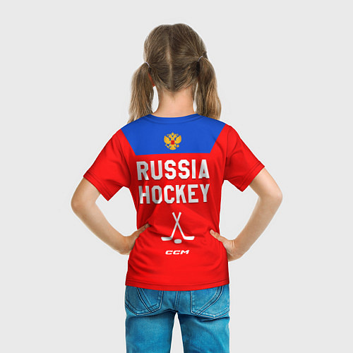 Детская футболка Сборная России по Хоккею / 3D-принт – фото 6