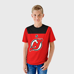 Футболка детская Нью Джерси Девилз команда НХЛ, цвет: 3D-принт — фото 2