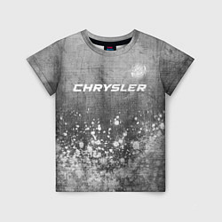 Футболка детская Chrysler - grey gradient посередине, цвет: 3D-принт