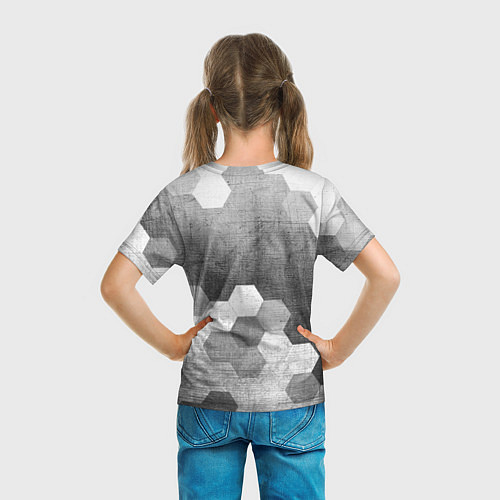 Детская футболка Among Us - grey gradient посередине / 3D-принт – фото 6