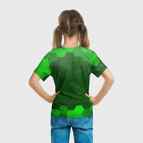 Детская футболка Counter-Strike 2 - green gradient / 3D-принт – фото 6