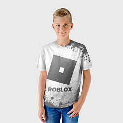 Футболка детская Roblox - white gradient, цвет: 3D-принт — фото 2