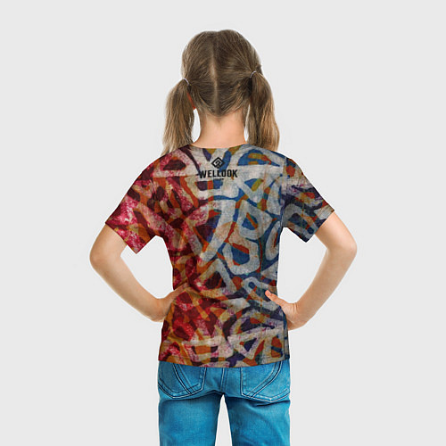 Детская футболка Acra Batik / 3D-принт – фото 6