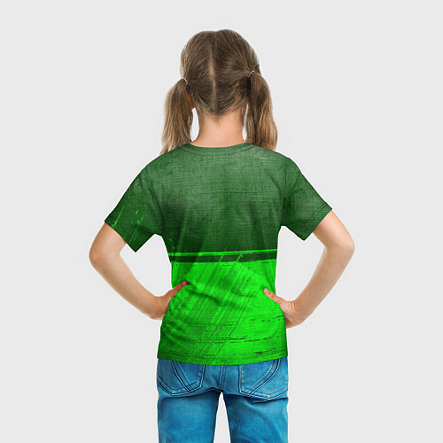 Детская футболка Haval - green gradient посередине / 3D-принт – фото 6