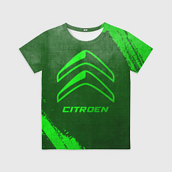 Футболка детская Citroen - green gradient, цвет: 3D-принт