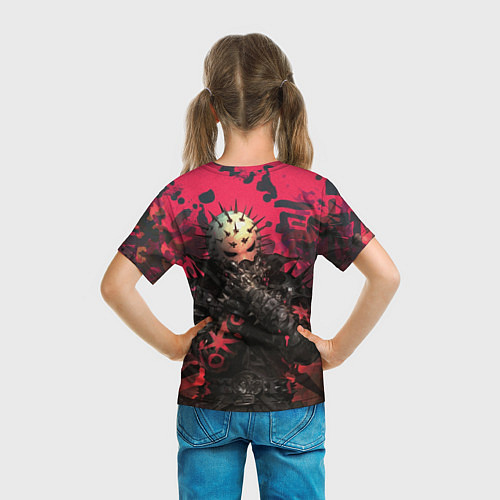 Детская футболка Колючая маска / 3D-принт – фото 6