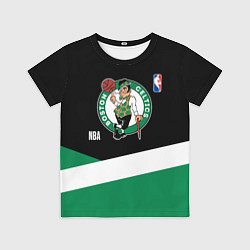 Футболка детская Бостон Селтикс НБА, цвет: 3D-принт