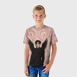 Футболка детская JinJin Astro с черными крыльями, цвет: 3D-принт — фото 2