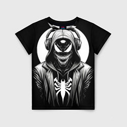 Футболка детская Venom black, цвет: 3D-принт