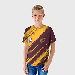 Футболка детская Кливленд Кавальерс - команда НБА, цвет: 3D-принт — фото 2