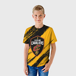 Футболка детская Cleveland Cavaliers NBA, цвет: 3D-принт — фото 2