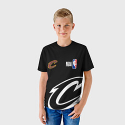 Футболка детская Cleveland Cavaliers basketball, цвет: 3D-принт — фото 2