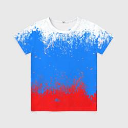 Футболка детская Патриот - флаг, цвет: 3D-принт