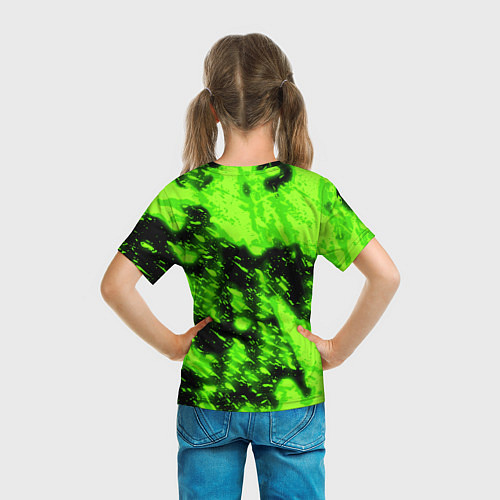 Детская футболка Monster energy кислотное лого / 3D-принт – фото 6
