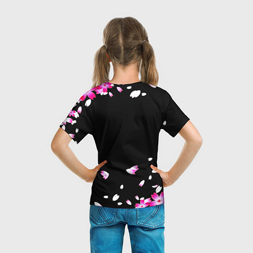 Детская футболка Monster energy sakura / 3D-принт – фото 6