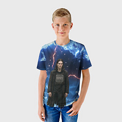 Футболка детская Bones в именном бронежилете, цвет: 3D-принт — фото 2