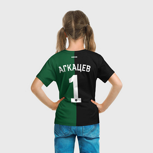 Детская футболка Агкацев - ФК Краснодар / 3D-принт – фото 6