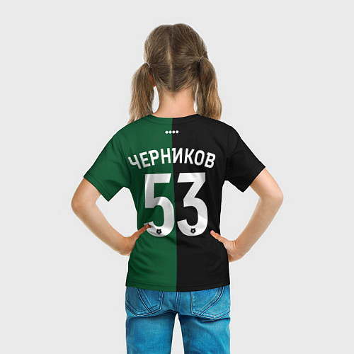 Детская футболка Черников - ФК Краснодар / 3D-принт – фото 6