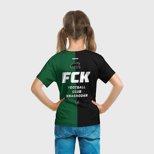 Детская футболка Krasnodar football / 3D-принт – фото 6