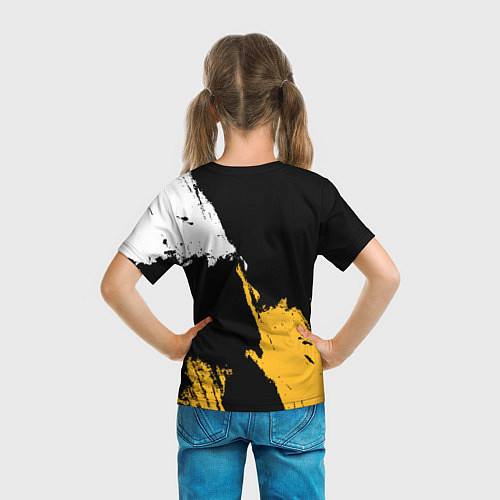 Детская футболка Питтсбург Пингвинз - брызги / 3D-принт – фото 6