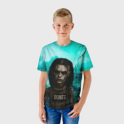Футболка детская Bones в стиле хоррор куклы, цвет: 3D-принт — фото 2