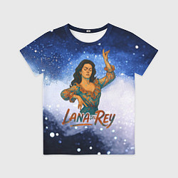 Футболка детская Lana Del Rey танцует, цвет: 3D-принт