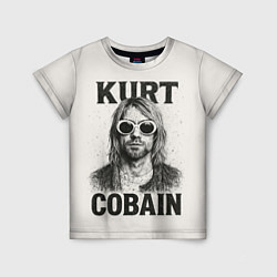 Футболка детская Kurt Cobain - grunge-art, цвет: 3D-принт