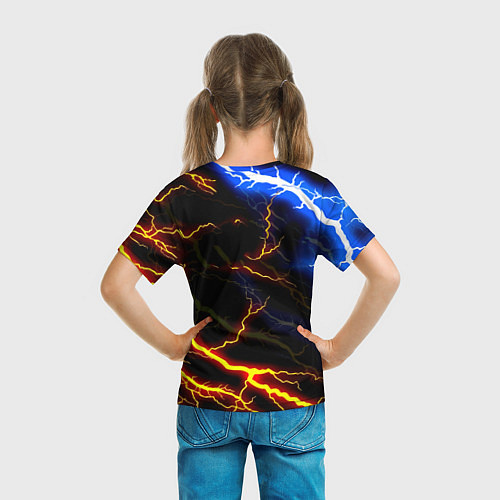 Детская футболка Doom молнии шторм / 3D-принт – фото 6