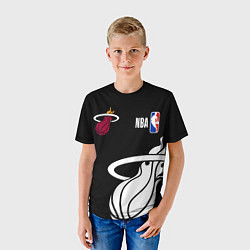 Футболка детская Miami Heat - NBA team, цвет: 3D-принт — фото 2