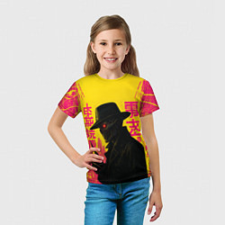 Футболка детская Фредди Крюгер - киберпанк, цвет: 3D-принт — фото 2