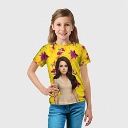 Футболка детская Lana Del Rey образ куклы, цвет: 3D-принт — фото 2