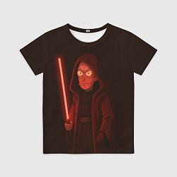 Футболка детская Рик - владыка ситх, цвет: 3D-принт
