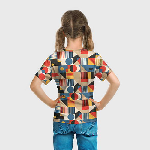 Детская футболка Ритмы Баухауса / 3D-принт – фото 6