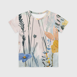 Детская футболка Цветы полевые
