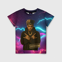 Футболка детская XXXTentacion с цепью, цвет: 3D-принт