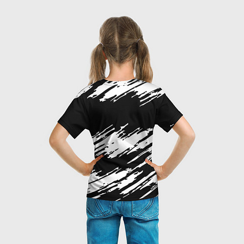 Детская футболка Doom краски полосы / 3D-принт – фото 6