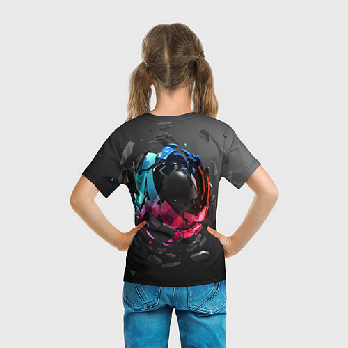 Детская футболка Abstract graphics / 3D-принт – фото 6