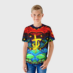 Футболка детская Doom hyper monster, цвет: 3D-принт — фото 2