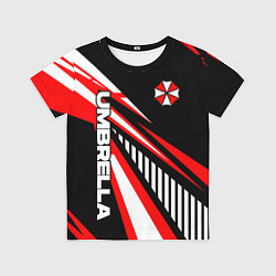 Футболка детская Красный спортивный - Umbrella, цвет: 3D-принт