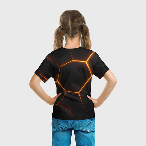 Детская футболка Одинокий волк Сашка не нуждается в стае / 3D-принт – фото 6