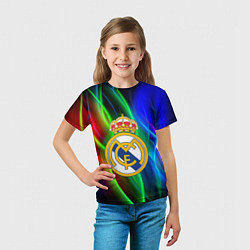 Футболка детская Реал Мадрид, цвет: 3D-принт — фото 2