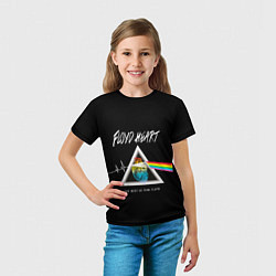 Футболка детская Pink Floyd сердце, цвет: 3D-принт — фото 2