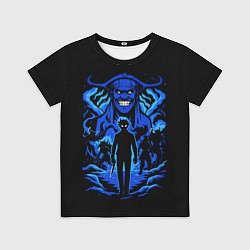 Футболка детская Аниме Поднятие уровня в одиночку, цвет: 3D-принт