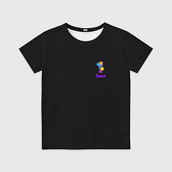 Футболка детская Night beach, цвет: 3D-принт