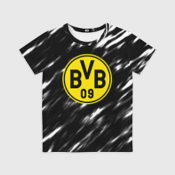 Футболка детская Borussia штрихи красок текстура, цвет: 3D-принт