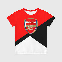 Футболка детская Arsenal geometry sport, цвет: 3D-принт