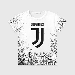 Футболка детская Ювентус черные деревья, цвет: 3D-принт