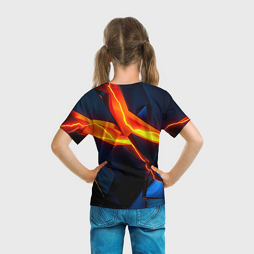Детская футболка Plate fractures / 3D-принт – фото 6
